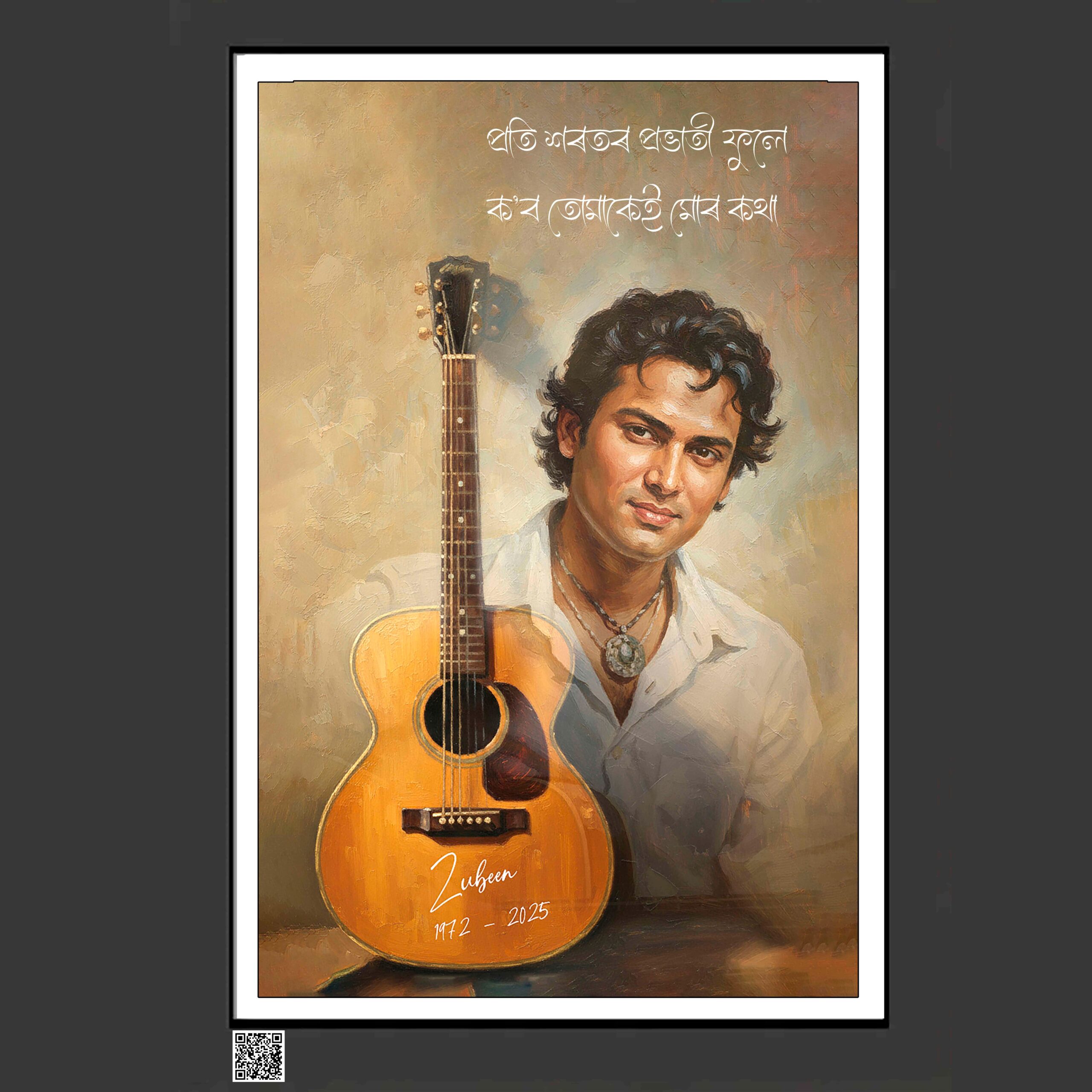 Zubeen Garg Canvas Print Photo – Probhati